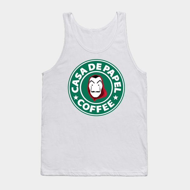 La Casa de Papel Coffee Tank Top by FlowrenceNick00